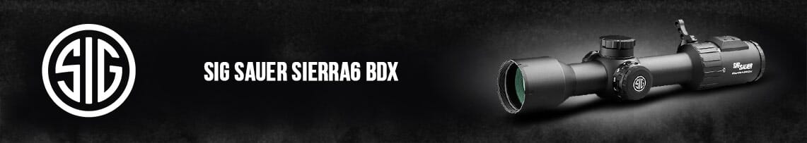 Sig Sauer SIERRA6BDX Rifle scopes